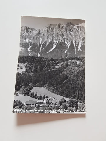 AK Öblarn. Schloß Gstatt mit Grimming.