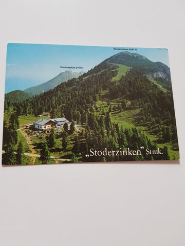 AK Berggasthof Steinerhaus mit Stoderzinken. Gröbming (1985)