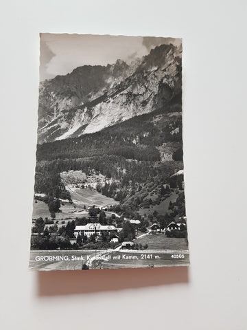 AK Gröbming. Kuranstalt mit Kamm. (1958)