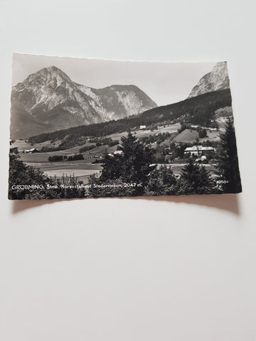 AK Gröbming. Kuranstalt mit Stoderzinken. (1957)