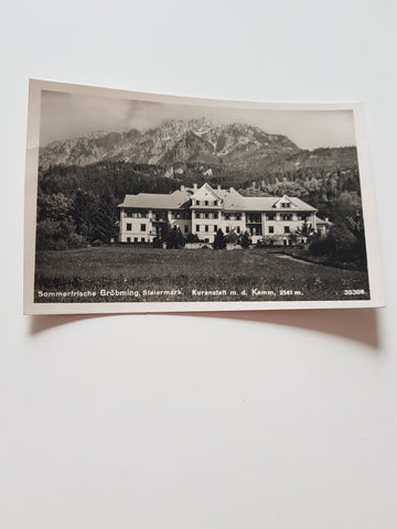 AK Gröbming. Kuranstalt mit dem Kamm. (1940)