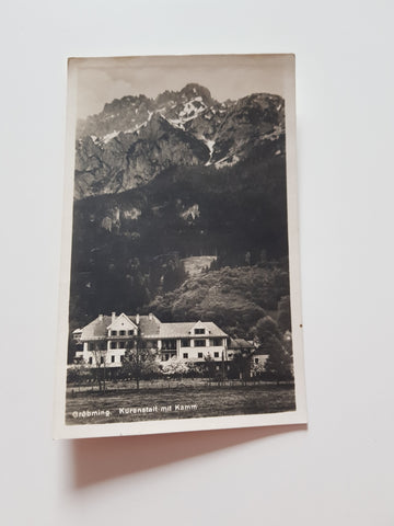AK Gröbming. Kuranstalt mit Kamm. (1926)
