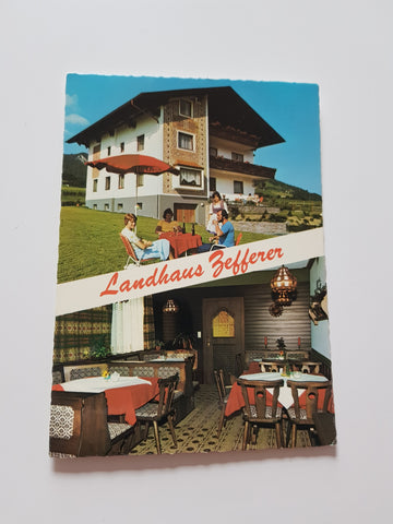 AK Aich-Assach 11. Landhaus Zefferer. Inh. Bertl u. Erna Zefferer.