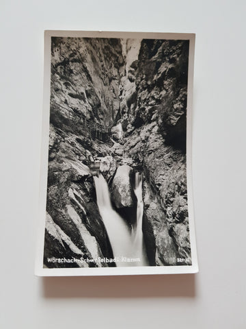 AK Wörschach Schwefelbad. Klamm (1950-51)