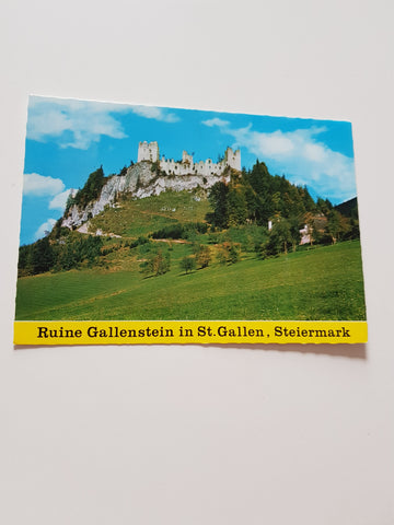 AK Ruine Gallenstein in St. Gallen.