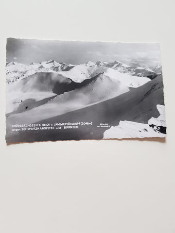 AK Mörsbachgebiet. Blick v. Lämmertörlkopf gegen Schwarzkarspitze und Bärneck.