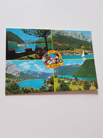 AK Grüsse vom Grundlsee.