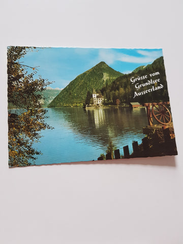 AK Grüsse vom Grundlsee.