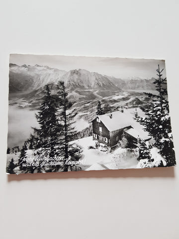 AK Altaussee. Loserhütte. Frohe Weihnachten...