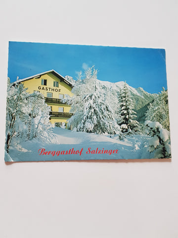 AK Weißenbach/Liezen. Berggasthof Pension Salzinger.