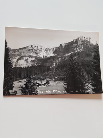 AK Blaa Alm mit Loser bei Altaussee.