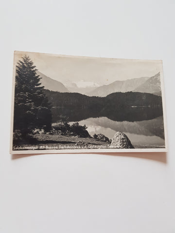 AK Altaussee Dachsteinblick v. d. Restauration Seewiese. (1928)