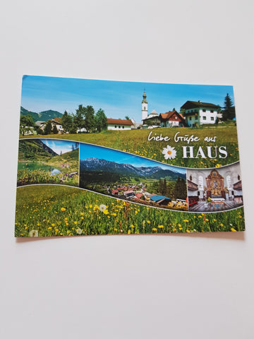 AK Liebe Grüße aus Haus.