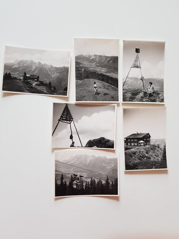 6 Fotos Hauser Kaibling Krummholzhütte (1958)