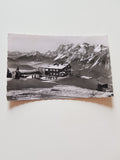 AK Krummholz-Hütte mit Dachstein.