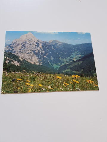 AK Johnsbach im Gesäuse. Großer Ödstein. Blick vom Heldenkreuz Mödlingerhütte.