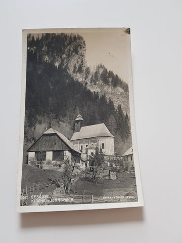 AK Gesäuse. Kirche in Johnsbach. (1929)