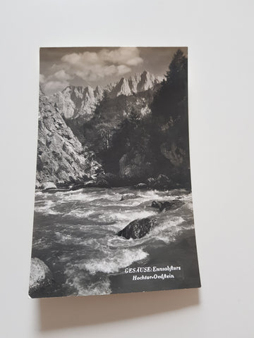 AK Gesäuse Ennsabsturz Hochtor-Ödstein.