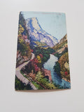 AK Gesäuse: Hochstegtunnel mit Planspitze. (1913)