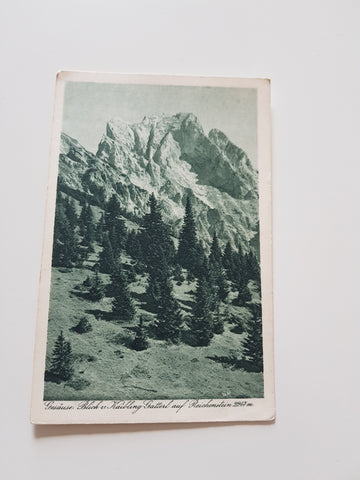 AK Gesäuse. Blick v. Kaibling Gatterl auf Reichenstein. (1922)