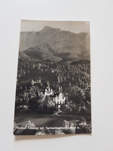 AK Schloß Kassegg mit Tamischbachturm.