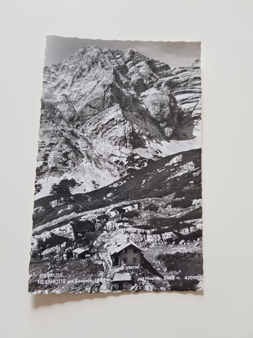 AK Gesäuse. Hesshütte am Ennseck. (1963)