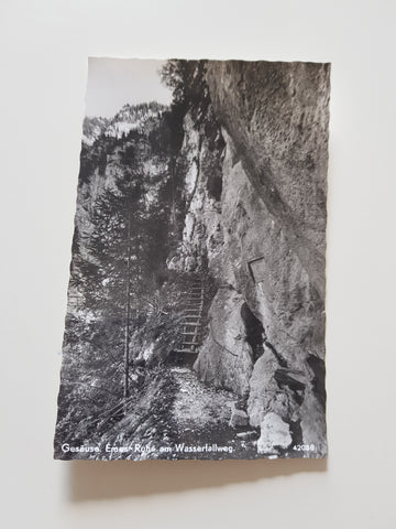 AK Gesäuse. Emes-Ruhe am Wasserfallweg. (1965)