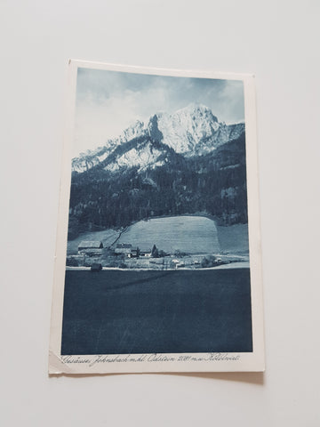 AK Gesäuse. Johnsbach m. kl. Ödstein u. Kölbwirt. (1924)