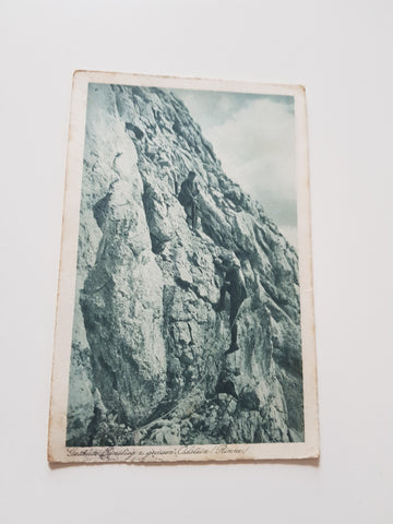 AK Gesäuse-Einstieg z. grossen Ödstein. (Rinne). (1922)