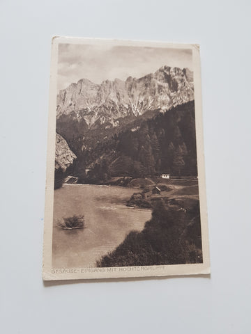 AK Gesäuse-Eingang mit Hochtorgruppe. (1912)