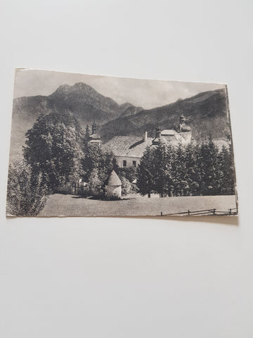AK Admont: Schloss Röthelstein mit dem grossen Buchstein. (1921)