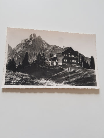 AK Mödlinger Hütte gegen Reichenstein und Totenköpfl.