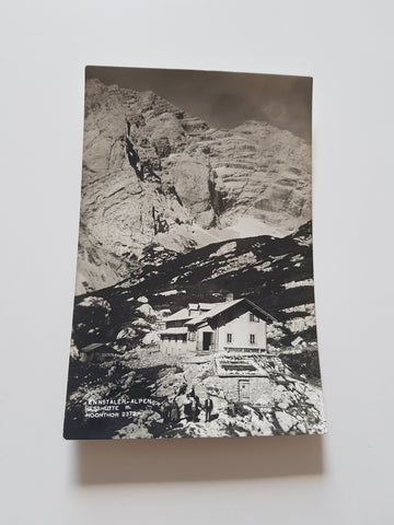 AK Ennstaler Alpen Hesshütte Hochtor. (1930)