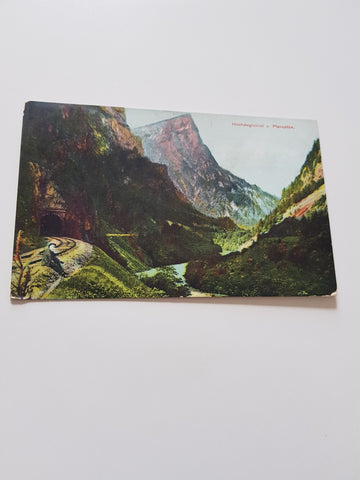AK Hochstegtunnel und Planspitze. (1912)