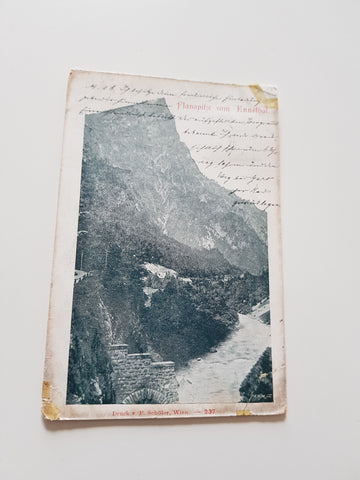 AK Planspitze vom Ennsthal. (Fragment)