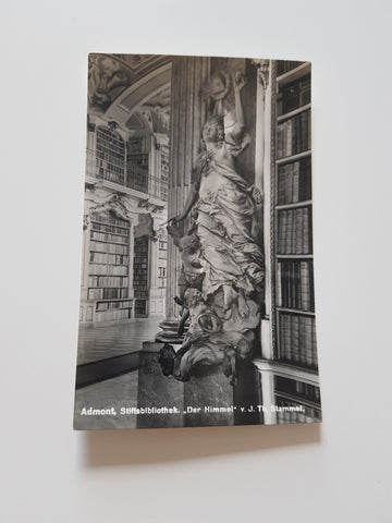AK Admont, Stiftsbibliothek. Der Himmel v. J. Th. Stammel.