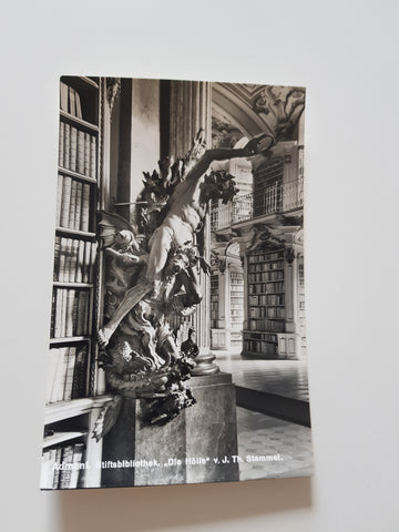 AK Admont, Stiftsbibliothek Die Hölle v. J. Th. Stammel.