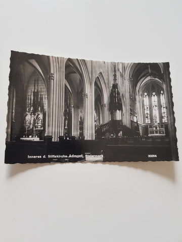 AK Inneres d. Stiftskirche Admont.