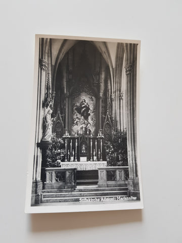 AK Admont. Stiftskirche Admont. Marienaltar.