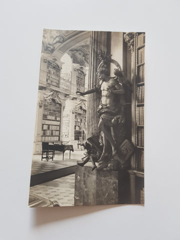 AK Admont. Bibliothek Das Gericht v. J. Th. Stammel. (1925)