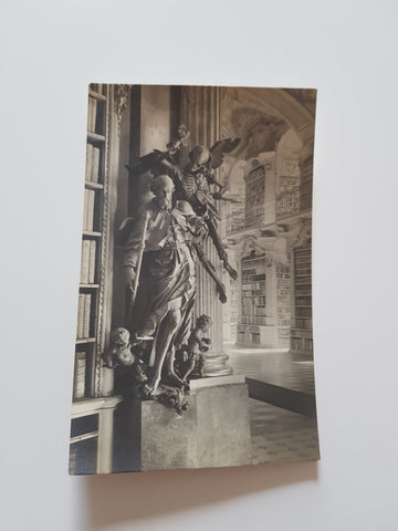 AK Admont. Bibliothek Der Tod v. J. Th. Stammel. (1925)