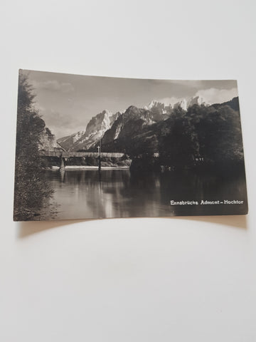 AK Ennsbrücke Admont Hochtor. (1931)