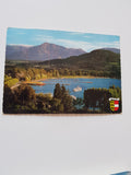 AK Klagenfurt-See mit Strandbad und Sender Klagenfurt.