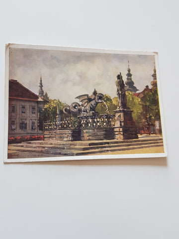 AK Klagenfurt. Lindwurm. (nach Aquarell von Ed. Manhart)