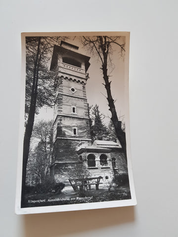 AK Klagenfurt. Aussichtsturm am Kreuzbergl.