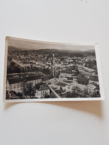 AK Klagenfurt gegen das Kreuzbergl. (1938)