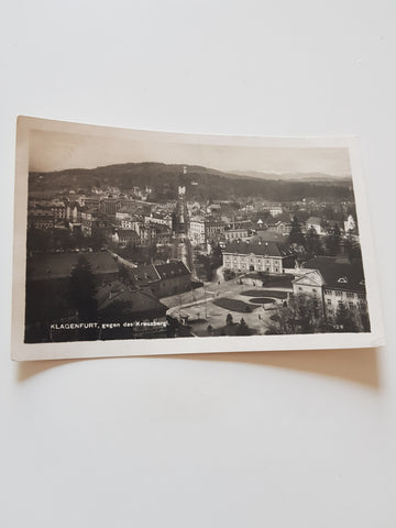 AK Klagenfurt gegen das Kreuzbergl. (1927)