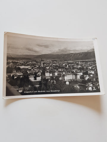 AK Klagenfurt mit Hochobir vom Kreuzbergl. (1939)