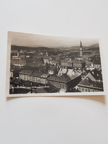AK Klagenfurt vom Dom gegen Nordwest. (1928)