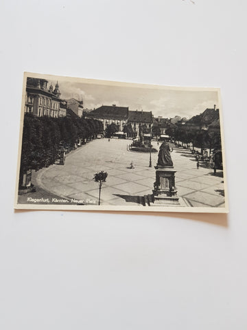 AK Klagenfurt. Neuer Platz. (1951-52)